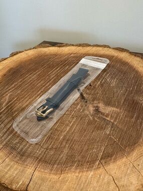 Fossil - Blue Leather Watch Strap with Gold Buckle -